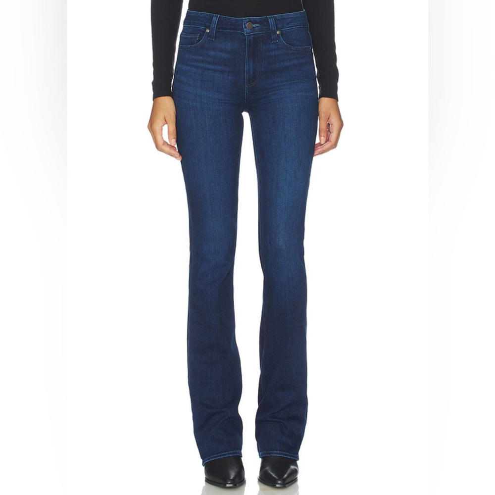 PAIGE Women's Dark Blue Jeans
